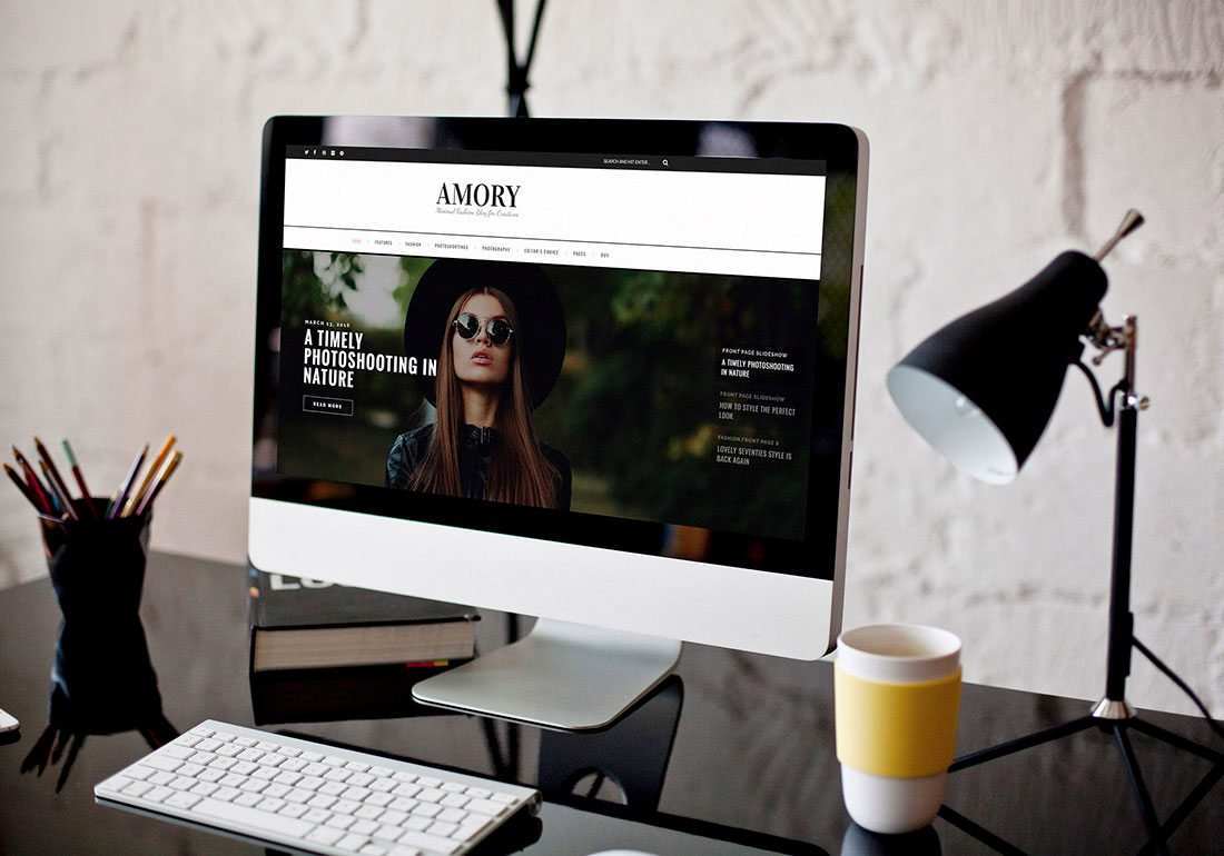 Amory - A Responsive WordPress Blog