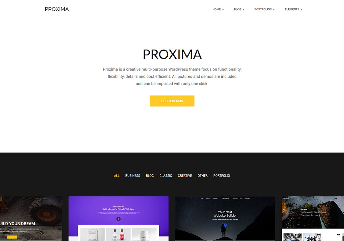 Proxima WordPress Theme