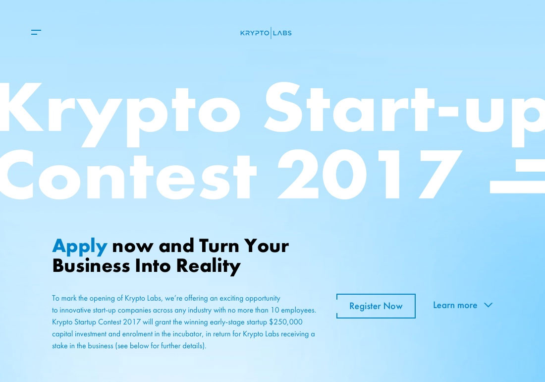 Krypto Startup Contest
