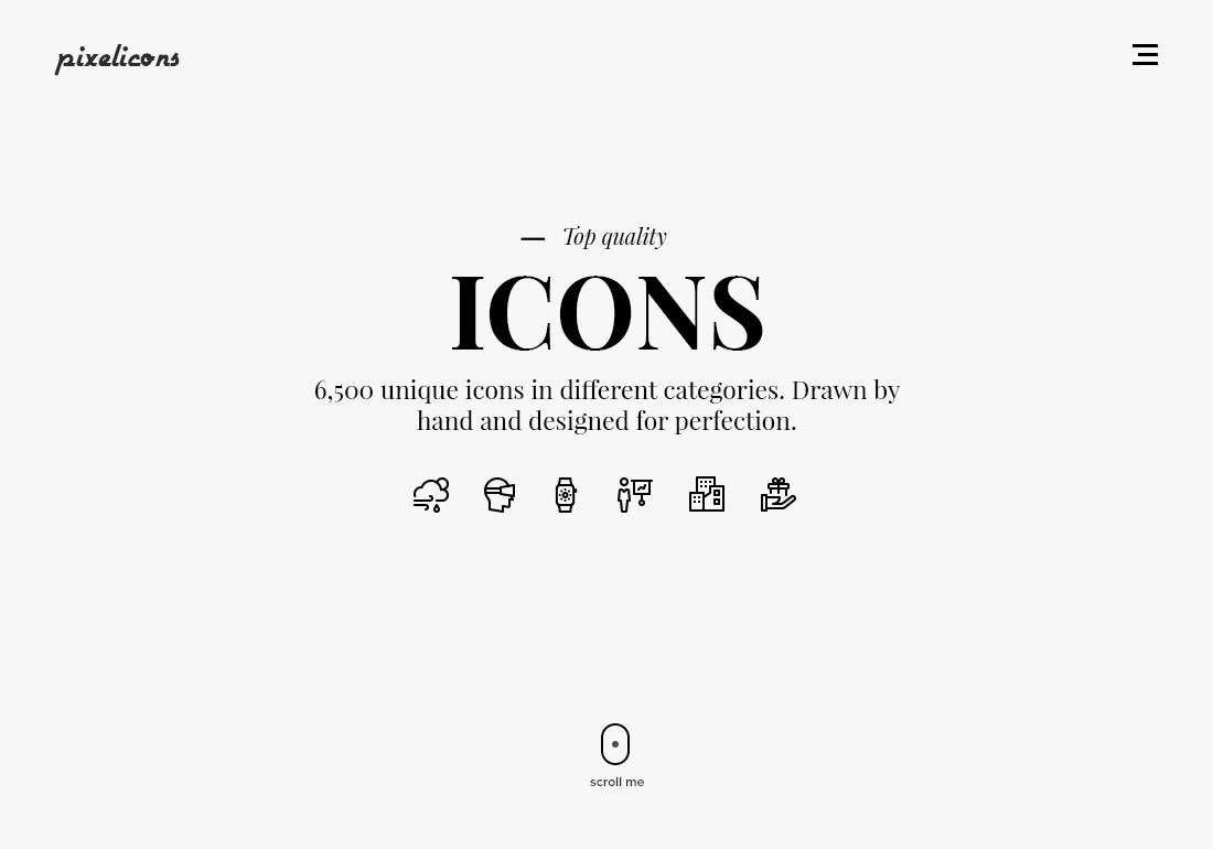 6,500 icons drawn by hand