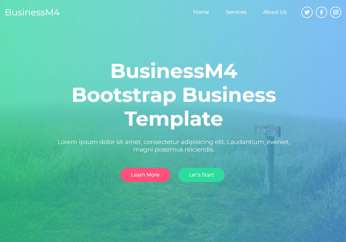 Bootstrap Business Template