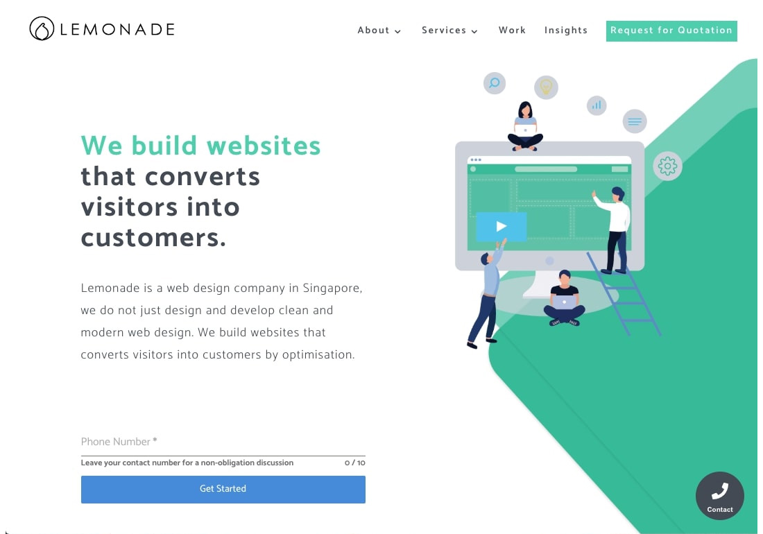 Lemonade - Web Design Singapore 