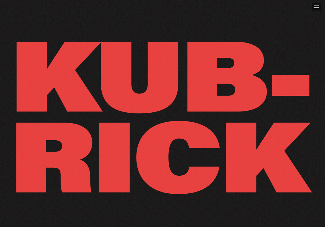 Stanley Kubrick. Work and life