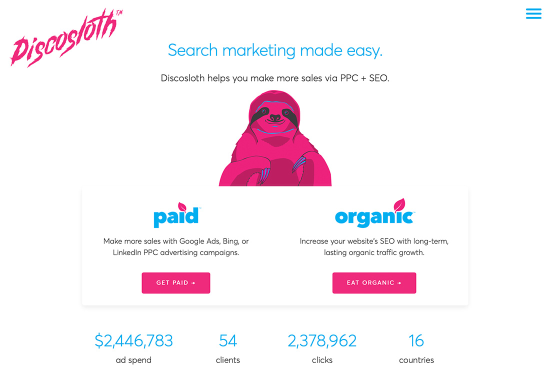 Discosloth | Search Marketing