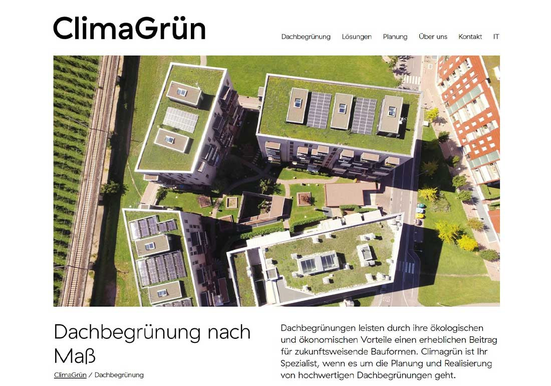ClimaGrün © Technical green spaces 