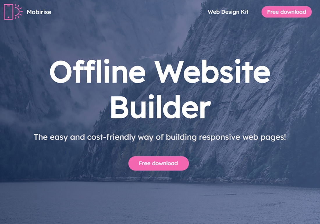 Offline Website Builder
