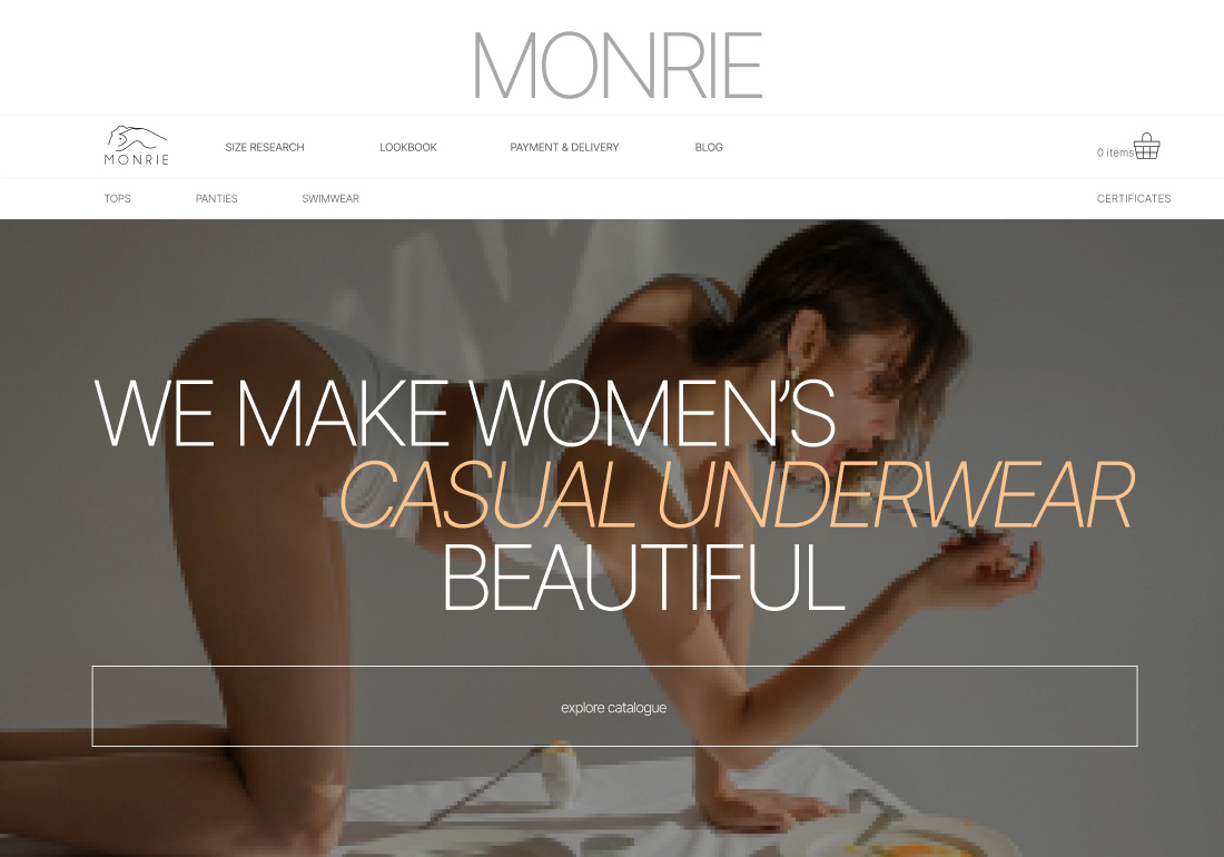 Monrie - Women's underwear e-store