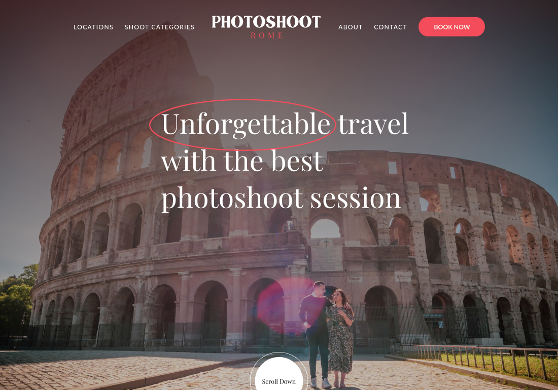 Photoshoot Rome