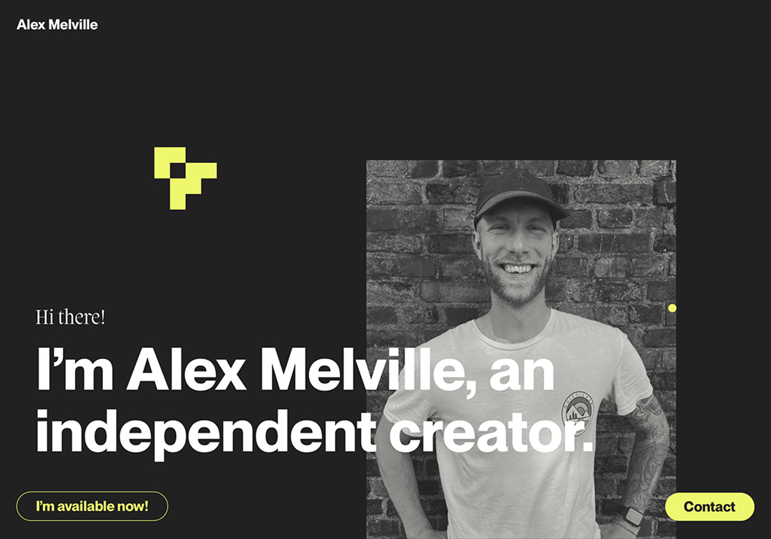 Alex Melville, Independent Designer