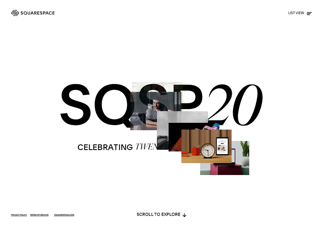 Squarespace 20th Anniversary