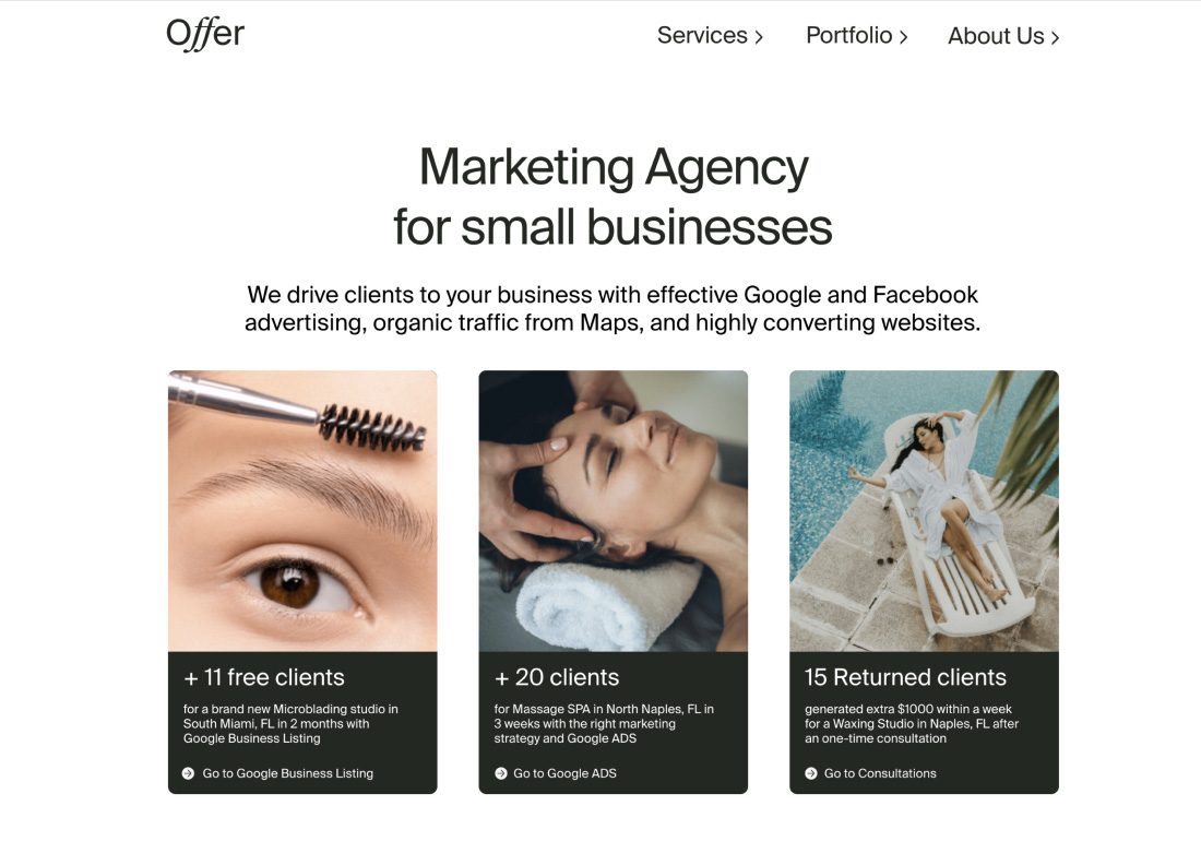 Offer - Marketing Agency