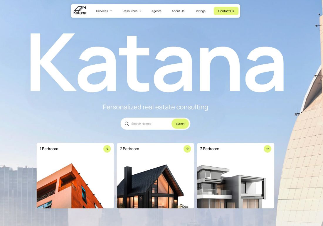 Katana Real Estate Webflow Template
