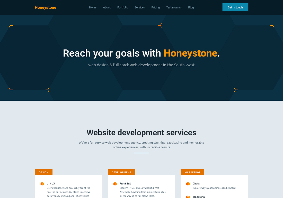 Honeystone Web Development