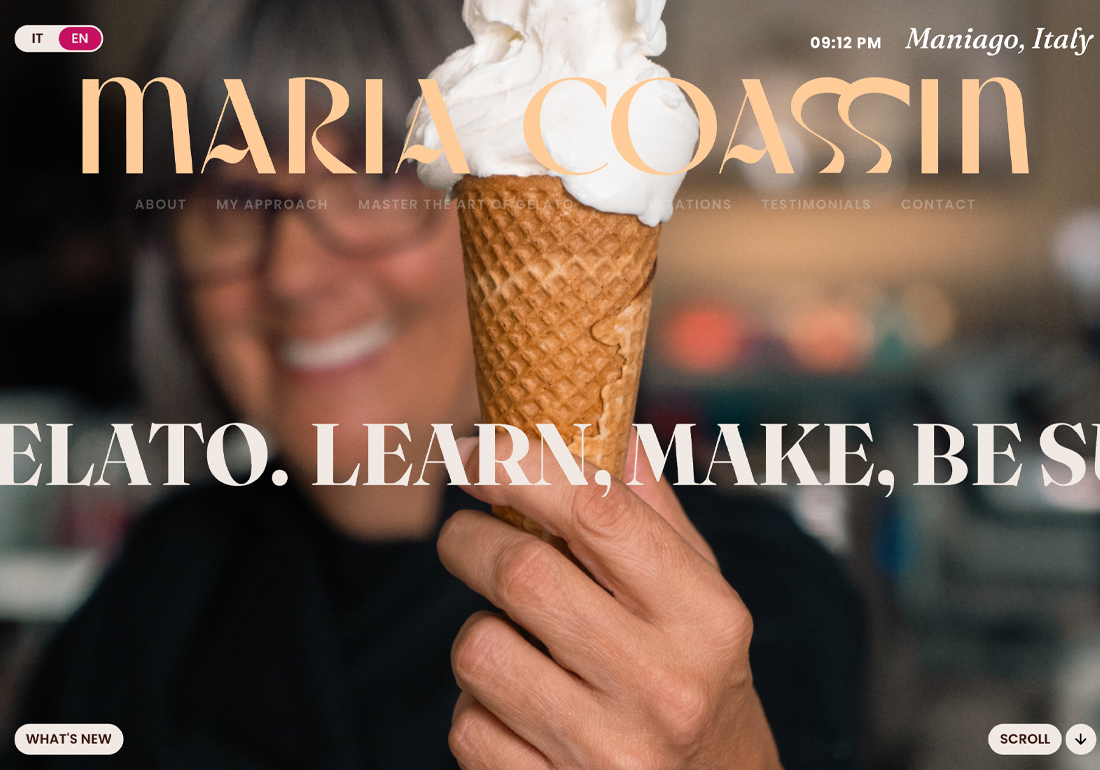 Maria Coassin - Gelato Consultant