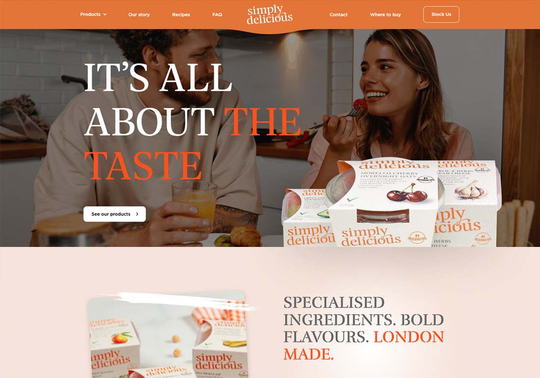 Simply Delicious - Premium FMCG Sit