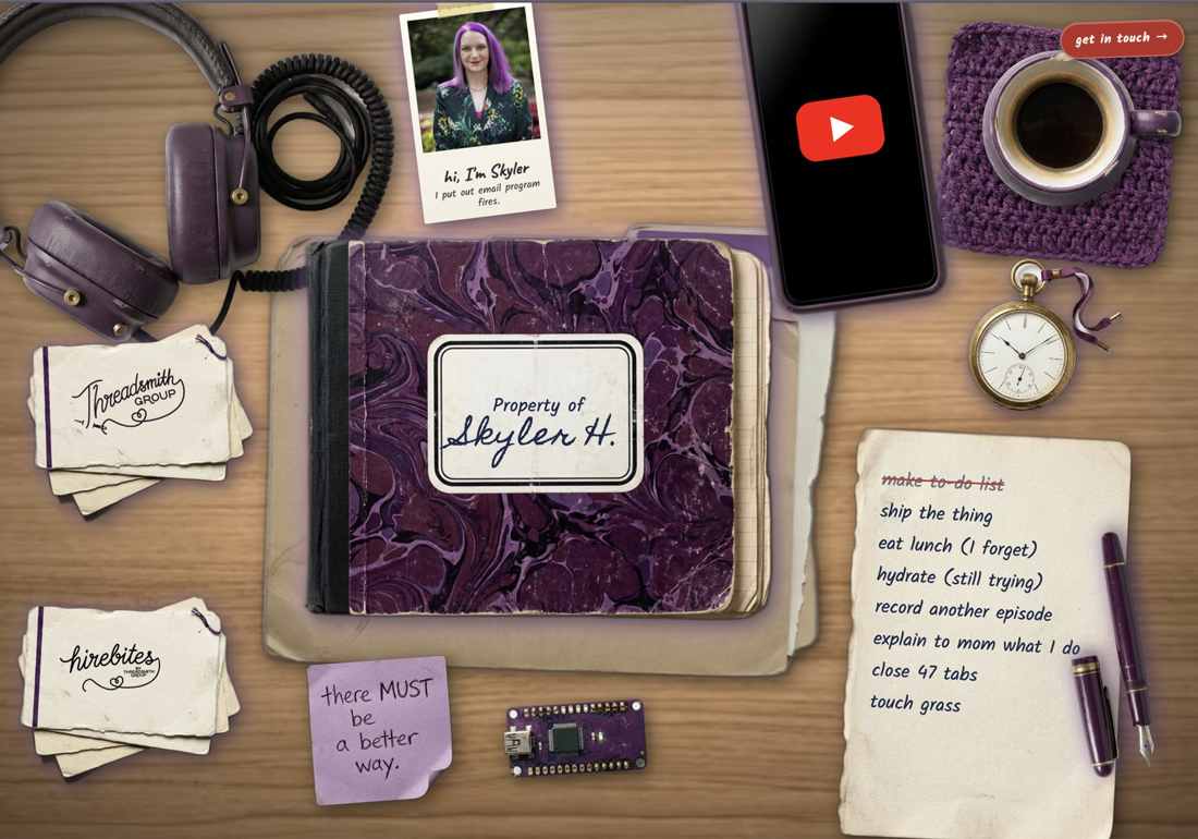 The Desk of Skyler Holobach