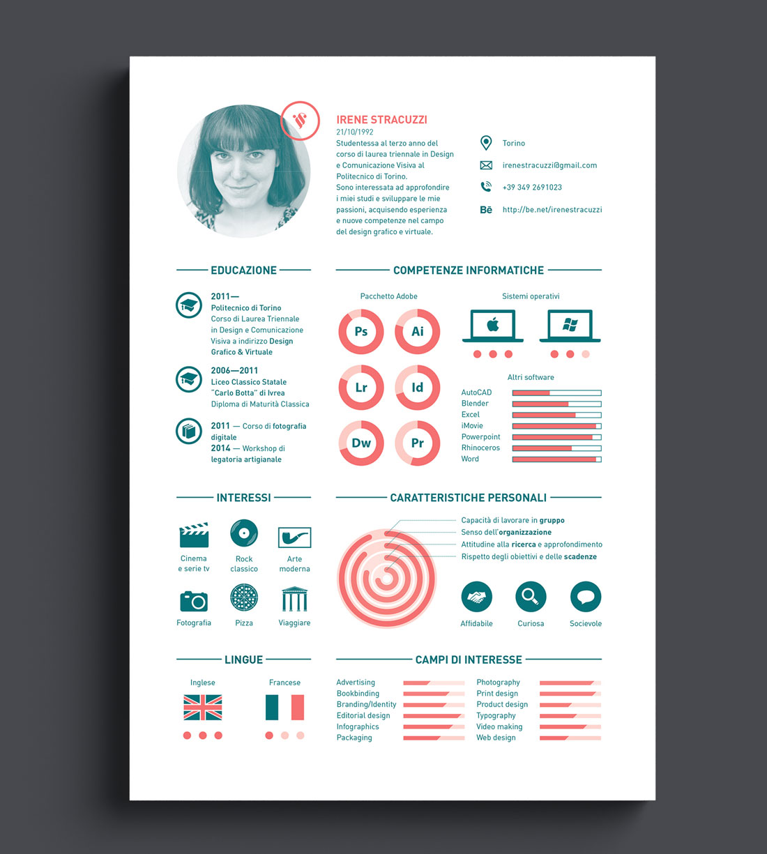 Креативное резюме. Creative Resume. Interactive Resume Gallery.