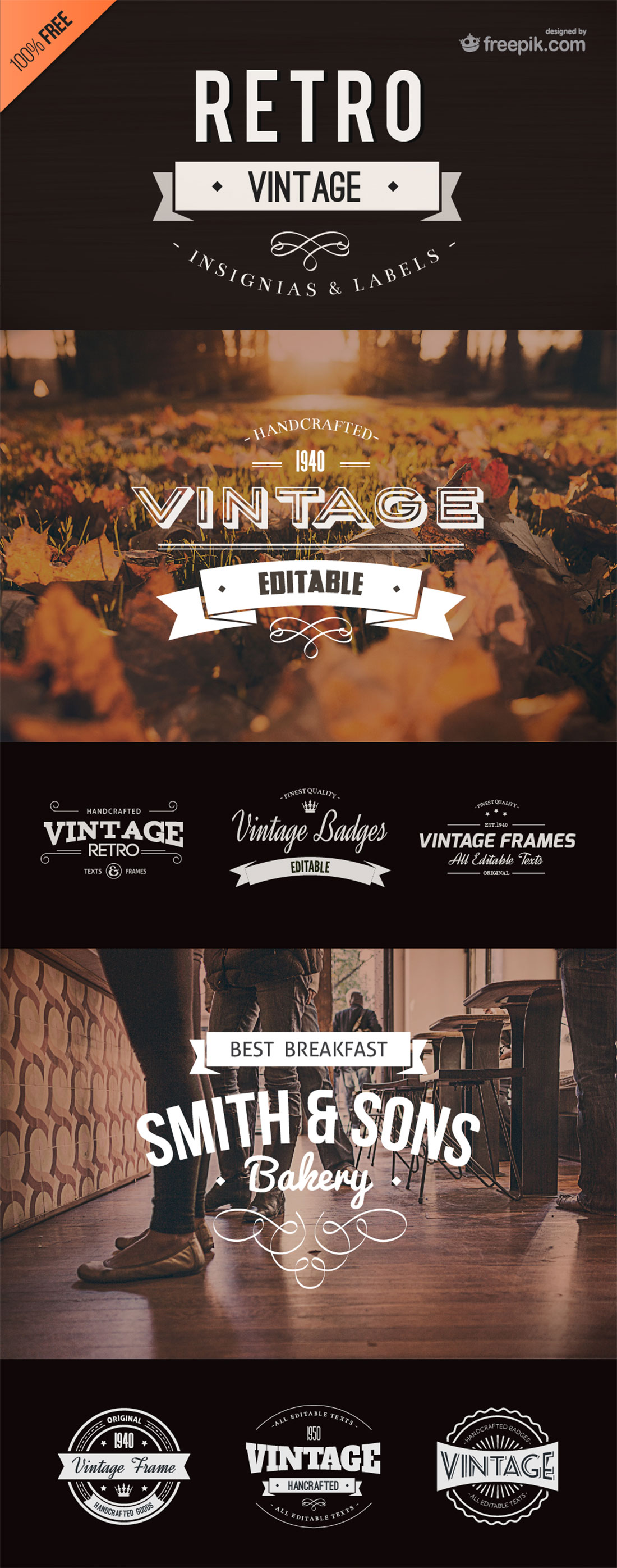 Free Vector vintage