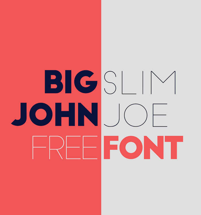 Big John Slim Joe Free Font