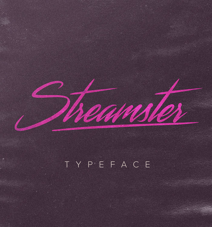 Streamster Typeface