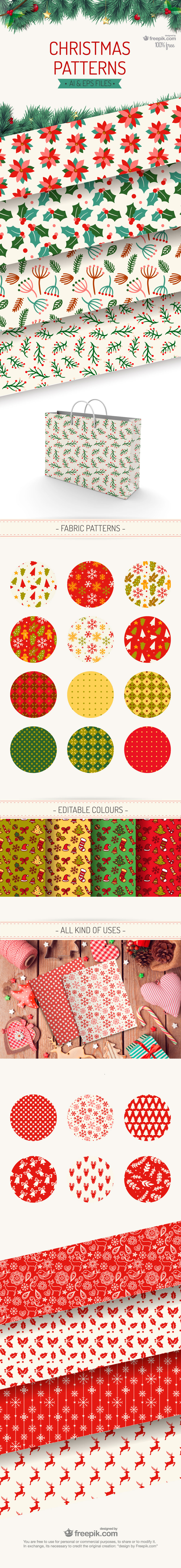 Christmas Vector Patterns