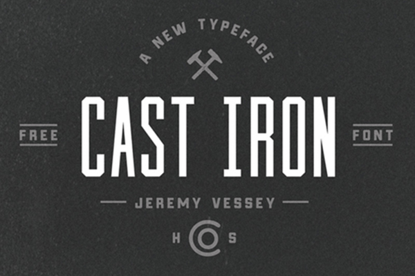 CAST IRON Free Typeface