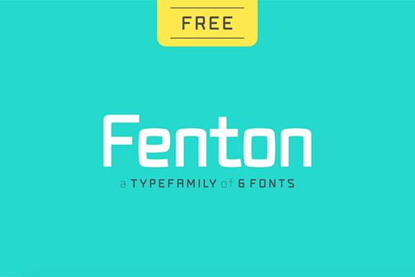 Fenton free font
