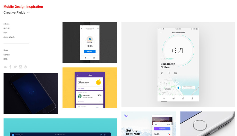 Wonderbaar 10 Best Resources For Mobile App Design Inspiration HS-05