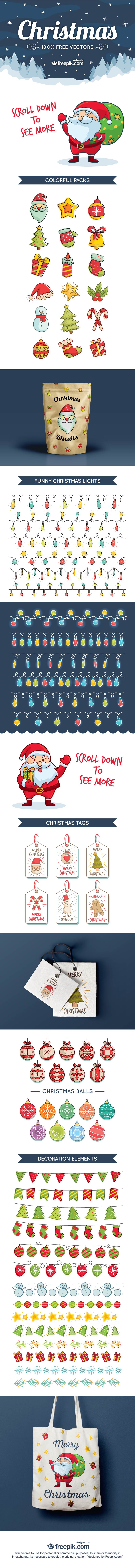 Free Christmas Vectors Download