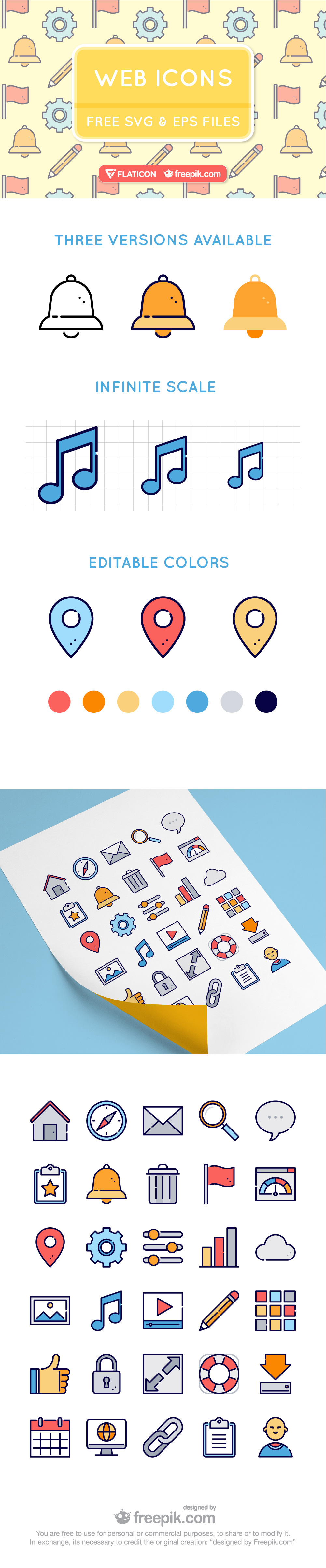 Free Download Web Icons Vector