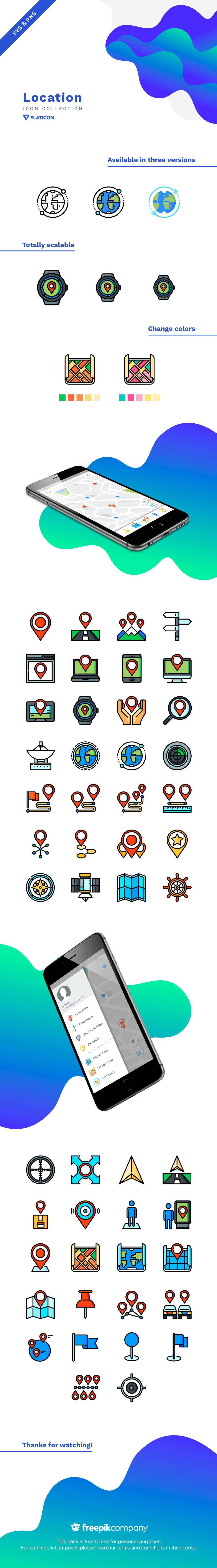 Location Icon Collection