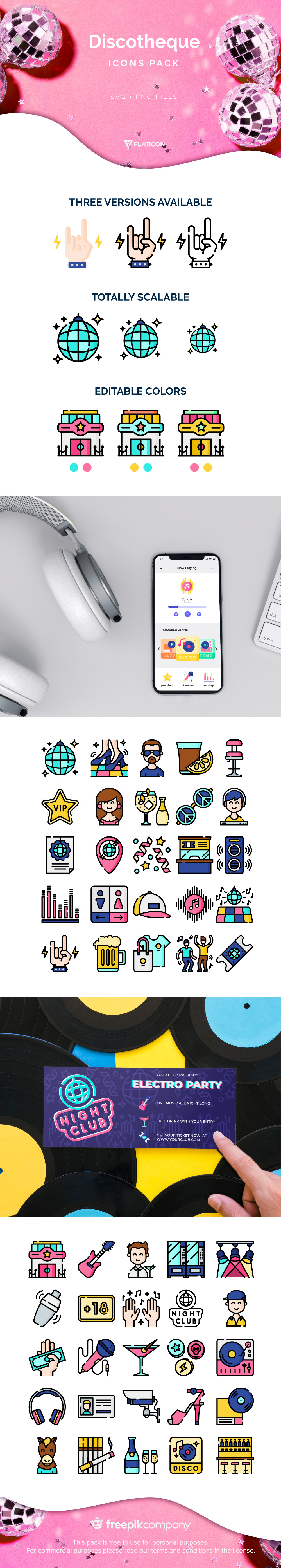 Discotheque Icons Pack