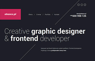 Web and UI designer portfolio