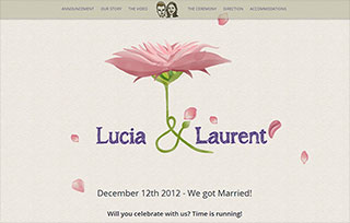Lucia and Laurent got married