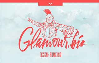 Glamour.Biz design and branding