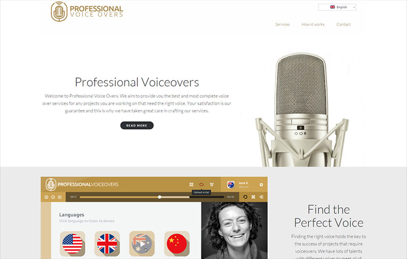Professional Voiceovers