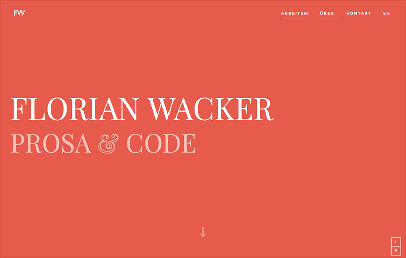 Florian Wacker. Poetry & Code.