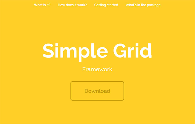 Simple Grid - Framework