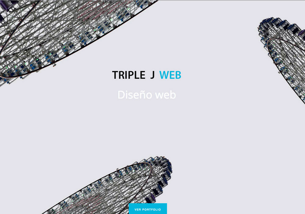 Triple j web · Agencia diseño web