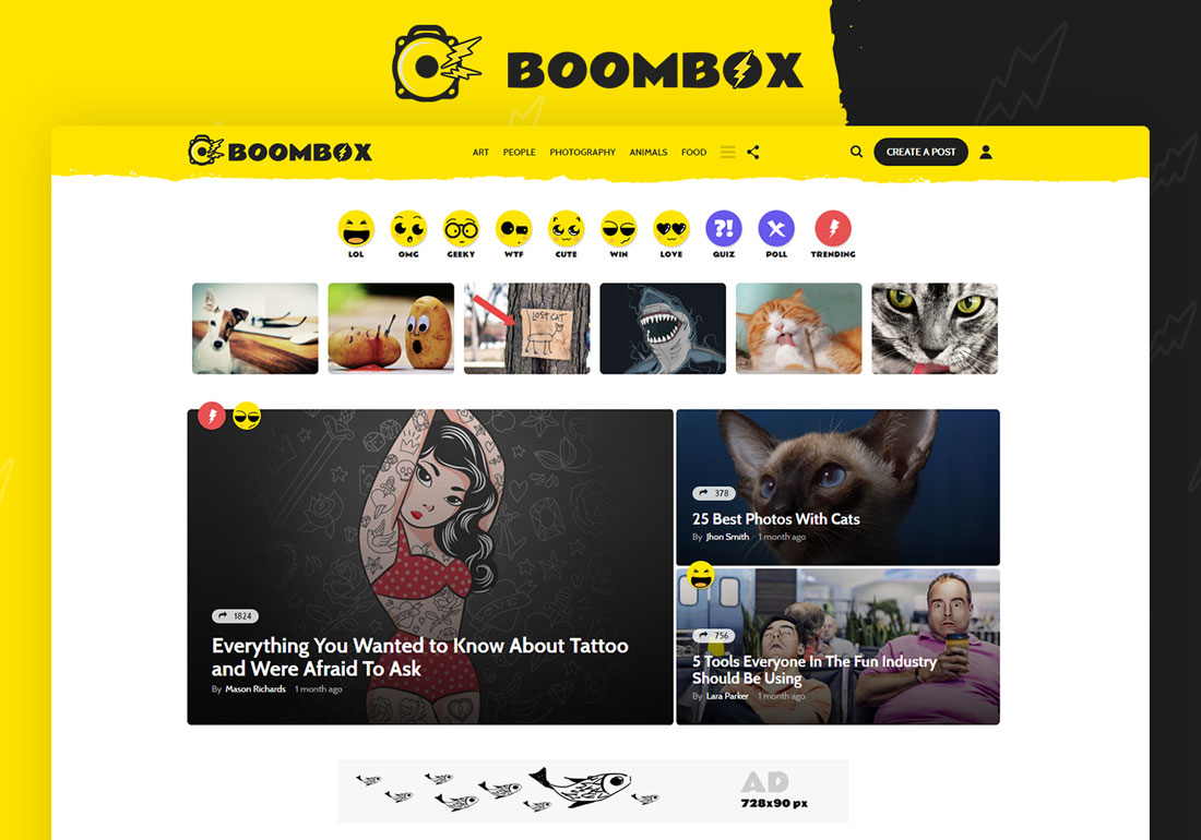 Boombox - Viral & Buzz WP Theme