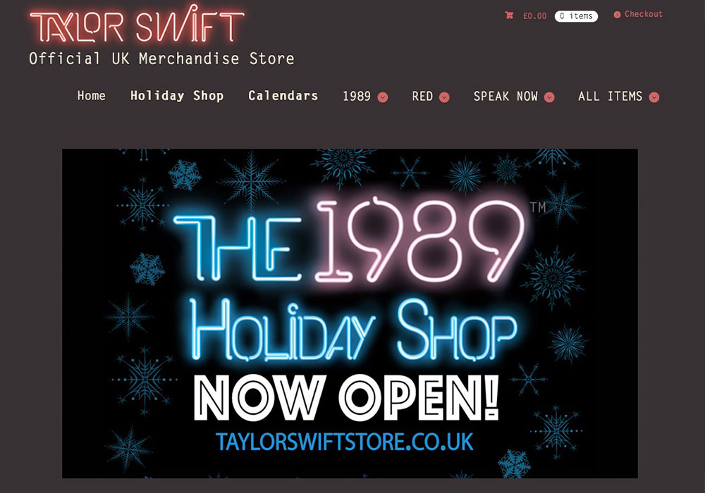 Official UK Taylor Swift Store