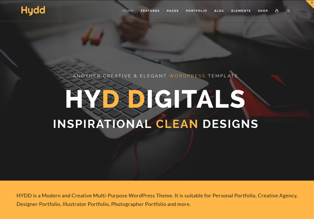 Hydd - Creative Wordpress Theme