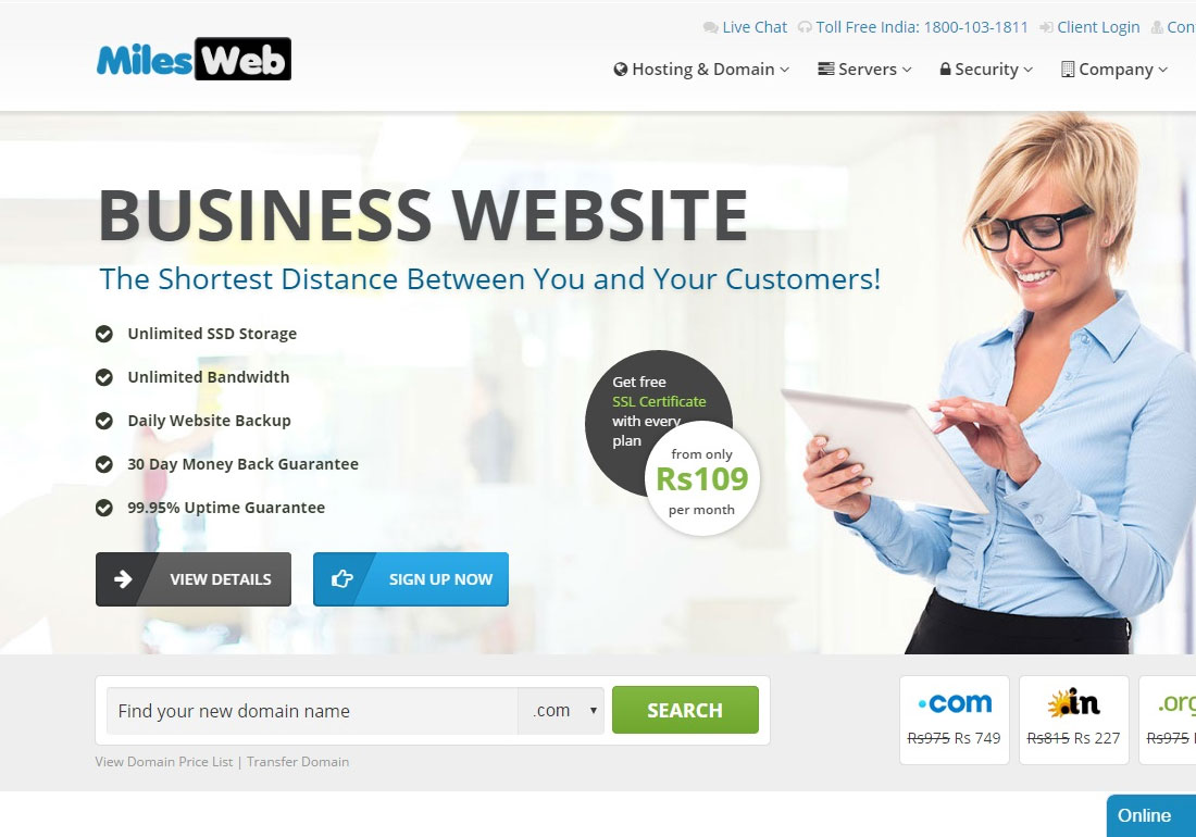 MilesWeb :Best Web Hosting Company 