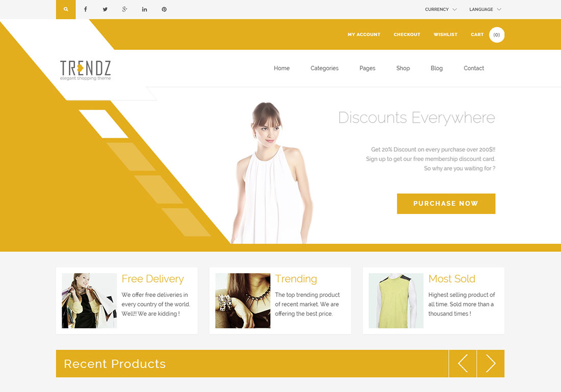 Trendz - WooCommerce Shopping WordP