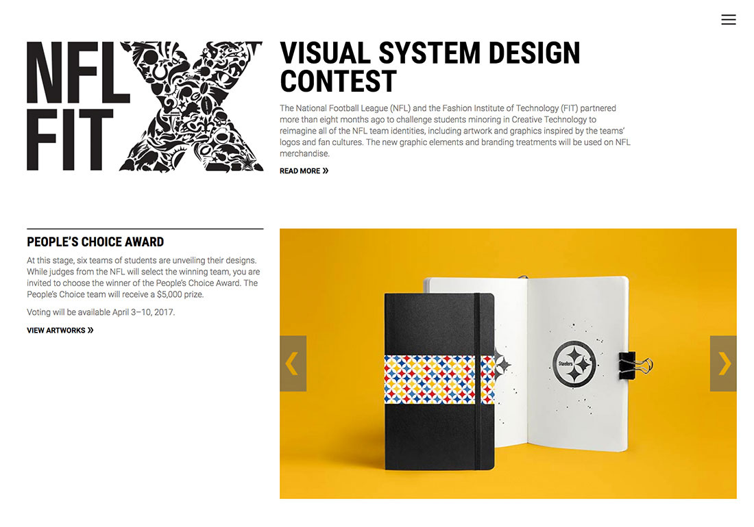 NFLxFIT Visual System Design Contes