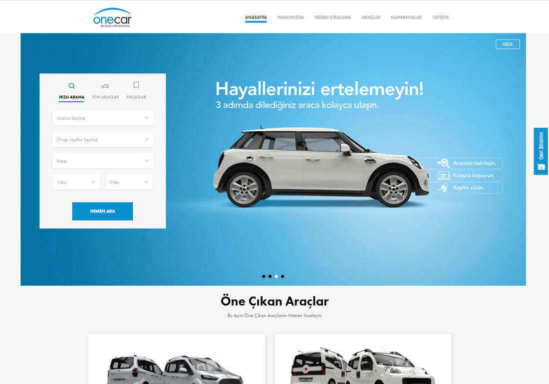 OneCar Long tern Car Leasing CSS Winner
