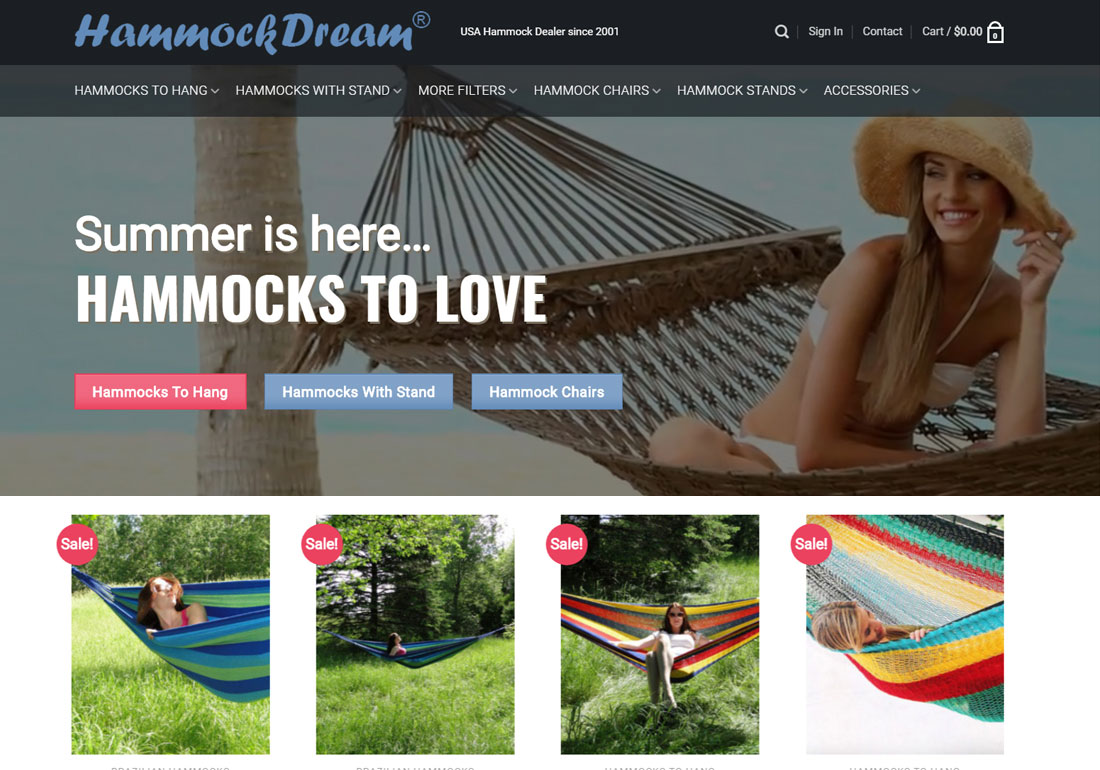 Hammock Dream - Hammocks to love!