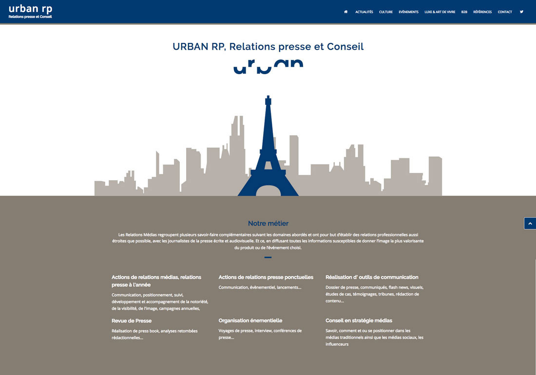 Urban RP, press relations - Paris