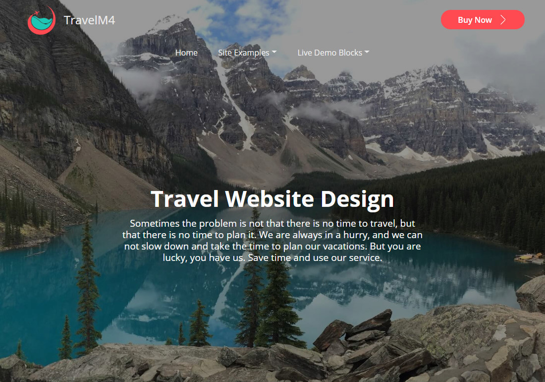 Travel Website Design