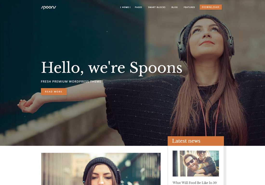Spoons WordPress Theme